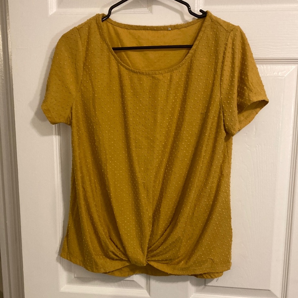 Mustard Yellow Women's Top